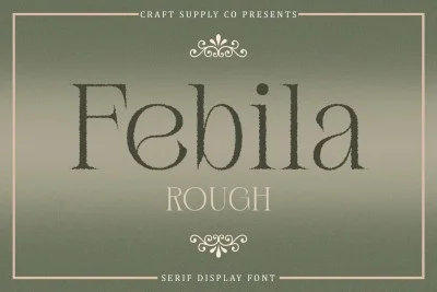 Febila Rough Font