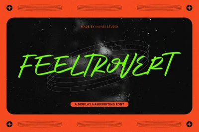 Feeltrovert - Display Font