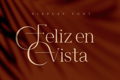 Feliz en Vista Font