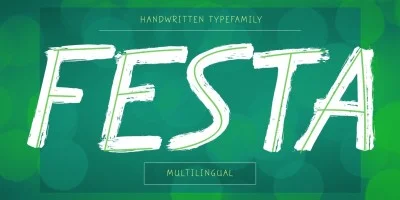 Festa & Festa Brush Font
