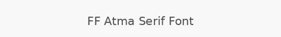 FF Atma Serif Font