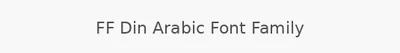 FF Din Arabic Font Family