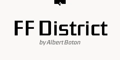 FF District Font