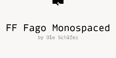 FF Fago Monospaced Free Download