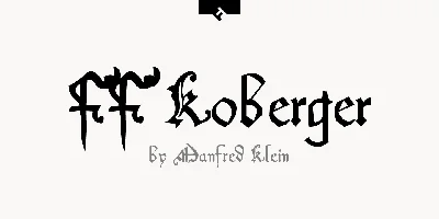 FF Koberger Font