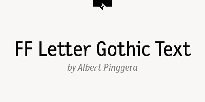 FF Letter Gothic Text Free Download