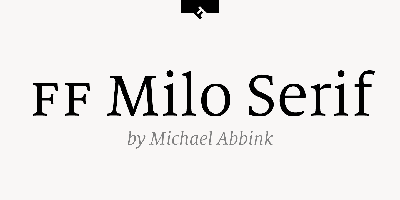 FF Milo Serif Free Download