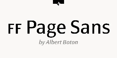 FF Page Sans Font