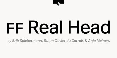 FF Real Head Font