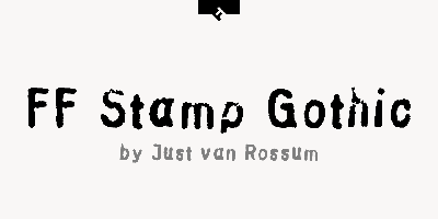 FF Stamp Gothic Free Download