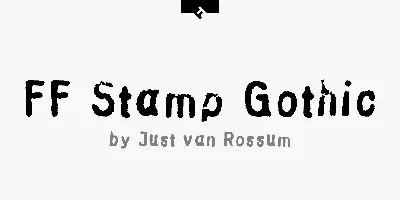 FF Stamp Gothic Font
