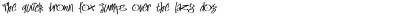 FF Tag Team Marker Font