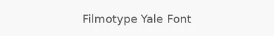Filmotype Yale Font