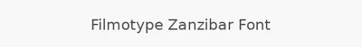 Filmotype Zanzibar Font