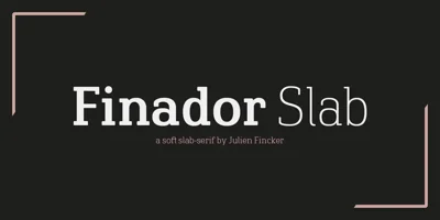 Finador Slab Font