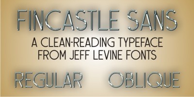 Fincastle Sans JNL Font