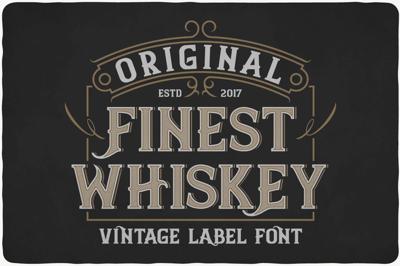 Finest Whiskey Font Free Download