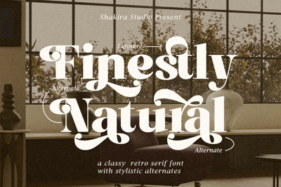 Finestly Natural - Retro Serif Free Download