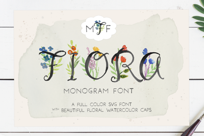 Fiora Monograms Font Free Download