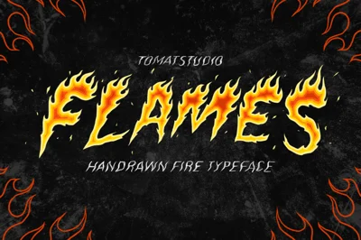 Fire Font | Flames font