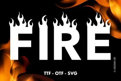Fire Font