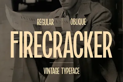 Firecracker - Vintage Typeface Free Download