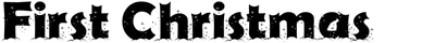First Christmas Font