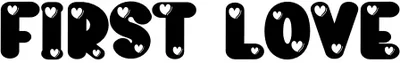 First Love 4 Font