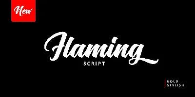 Flaming Font