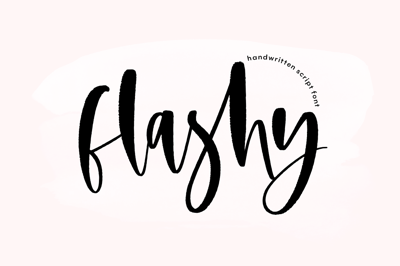 Flashy | Handwritten Script Font Free Download