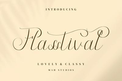 Flasstival Script Fonts Free Download