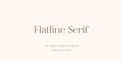 Flatline Serif Free Download