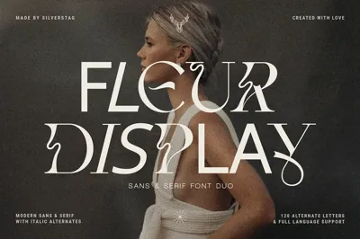 Fleur Display - Sans/Serif Font Duo Free Download