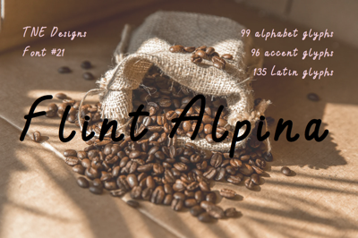 Flint Alpena sans serif font Free Download