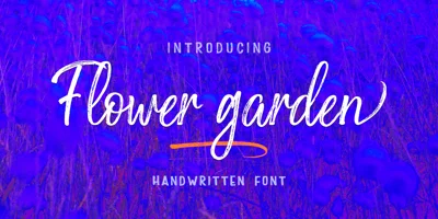 Flower Garden Font
