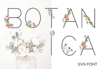 Flower Watercolor Font Free Download