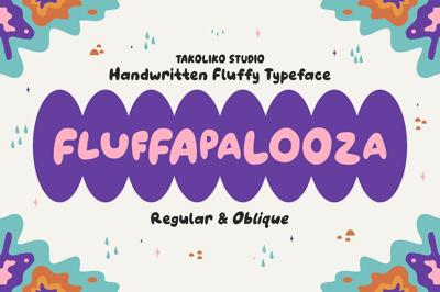 Fluffapalooza-handwritten font Free Download