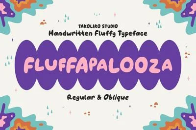 Fluffapalooza-handwritten font