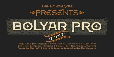 FM Bolyar Pro Font