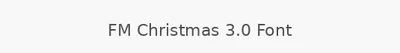 FM Christmas 3.0 Font