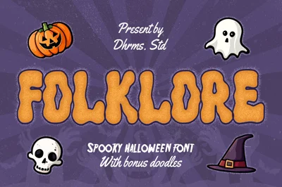 Folklore - Spooky Halloween Font
