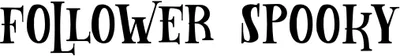 Follower Spooky Font