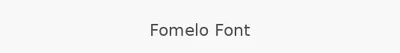 Fomelo Font