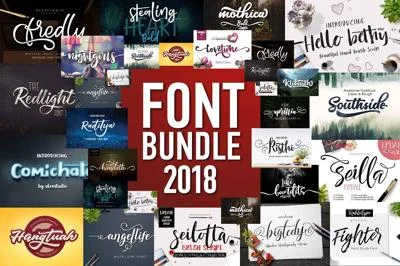 FONT BUNDLE 2018
