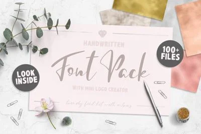Font Pack & Mini Logo Creator