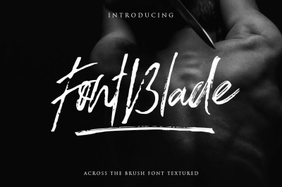 FontBlade Brush Font With Swashes