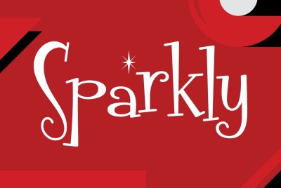 Fontdinerdotcom Sparkly Font