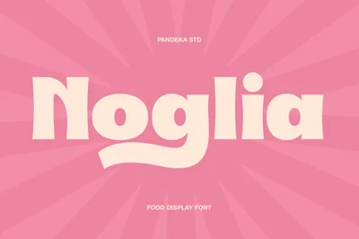 Food Display Font Noglia