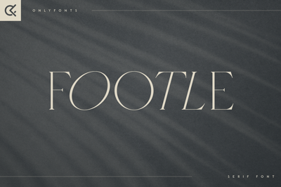 Footle gentle serif font Free Download