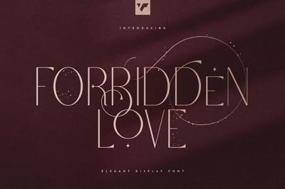 Forbidden Love - Display Font Free Download